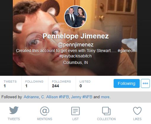 Pennelope Joined Twitter